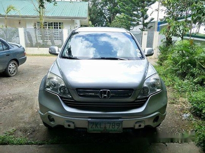 Silver Honda Cr-V 2007 Manual for sale