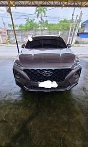 Silver Hyundai Santa Fe 2019 for sale in Quezon