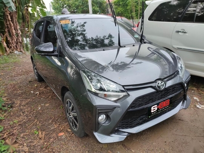 Silver Toyota Wigo 2021 for sale in Quezon