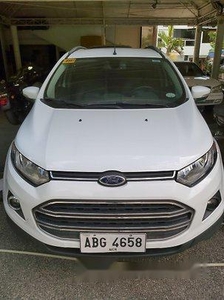 White Ford Ecosport 2015 Automatic for sale