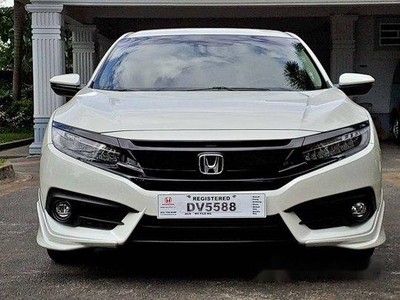 White Honda Civic 2017 for sale in Las Pinas