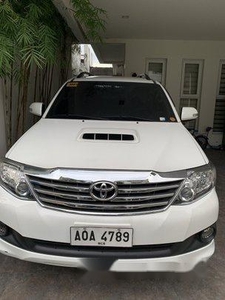 White Toyota Fortuner 2014 Automatic for sale