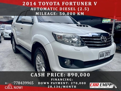White Toyota Fortuner 2014 for sale in Las Piñas