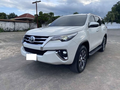 White Toyota Fortuner for sale in Davao