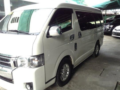 White Toyota Hiace 2018 for sale in Quezon City