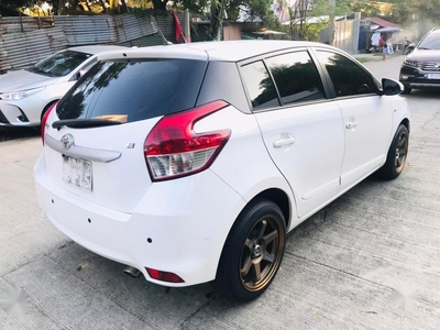 White Toyota Yaris 2016 for sale in Quezon