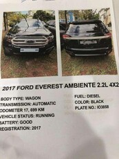 2017 FORD Everest Ambiente 22L 4X2 FOR SALE