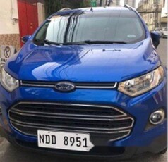Blue Ford Ecosport 2017 at 11600 km for sale
