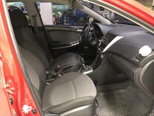 Red Hyundai Accent 2013 Sedan at 59000 km for sale