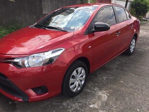 Red Toyota Vios 2016 Manual Gasoline for sale