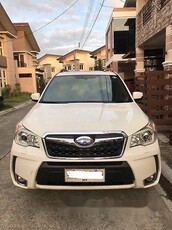 Sell White 2014 Subaru Forester Automatic Gasoline at 44000 km