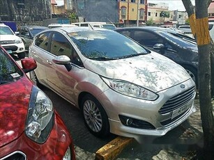Silver Ford Fiesta 2017 Automatic Gasoline for sale