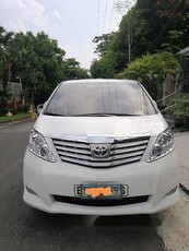 White Toyota Alphard 2011 for sale in Manila