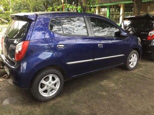 2015 Toyota Wigo 1.0 G Automatic Blue Gas for sale