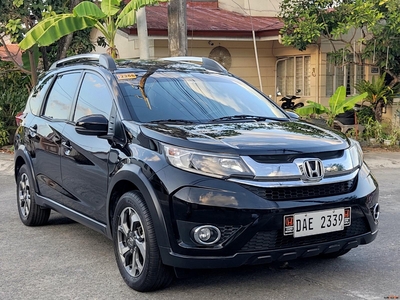 Black Honda BR-V 2017 SUV / MPV at Automatic for sale in Manila