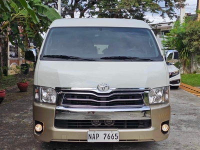 Sell Pearl White 2018 Toyota Hiace Super Grandia in Manila