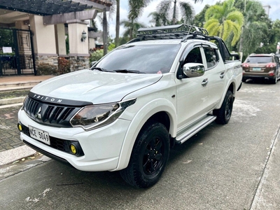 Sell White 2016 Mitsubishi Strada in Quezon City