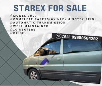 Selling White Hyundai Starex 2007 in Manila