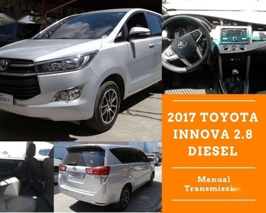 2017 Toyota Innova E MT Manual transmission