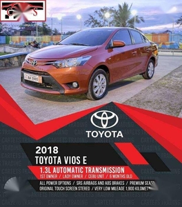 2018 Toyota Vios E Automatic running 1900kms