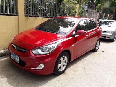 Hyundai Accent 2011 Gas AT Red For Sale