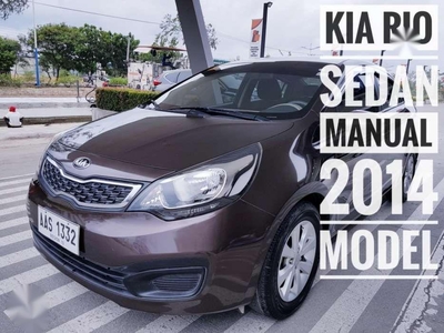 Kia Rio Sedan Manual 2014 (Low Mileage) --- 370K Negotiable