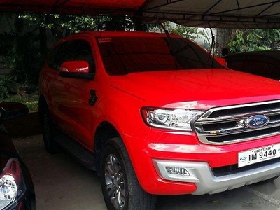 Red Ford Everest 2016 Automatic Diesel for sale
