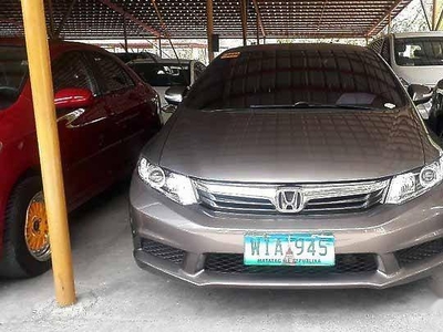 Selling Grey Honda Civic 2013 Automatic Gasoline for sale