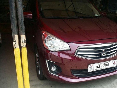 Selling Red Mitsubishi Mirage G4 2018 Automatic Gasoline