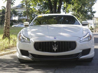 White Maserati Quattroporte 2014 for sale in Quezon City