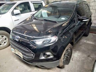 Black Ford Ecosport 2017 Automatic Gasoline for sale