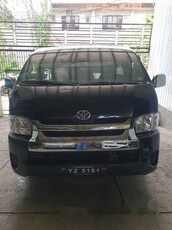 Black Toyota Hiace 2016 at 40000 km for sale in QuezonCity