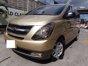 Gold Hyundai Grand starex 2010 for sale in Quezon City
