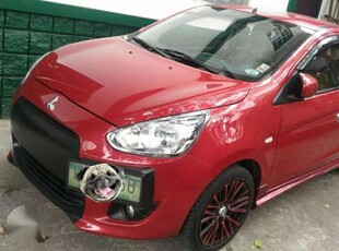 Mitsubishi Mirage 2013 GLS AT Red HB For Sale