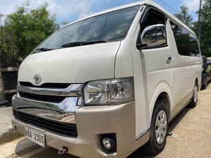 Pearl White Toyota Hiace 2019 for sale in Quezon City