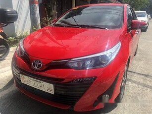 Red Toyota Vios 2019 at 1500 km for sale