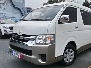 Sell White 2017 Toyota Hiace in Quezon City