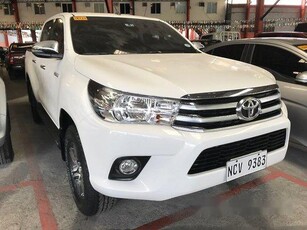 Selling White Toyota Hilux 2018 in Quezon City