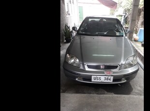 Silver Honda Civic 1997 Sedan at Automatic for sale in Quezon City