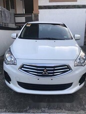 White Mitsubishi Mirage G4 2017 Automatic Gasoline for sale