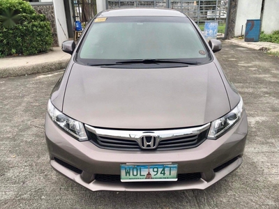 Grey Honda Civic 2013 for sale in Automatic