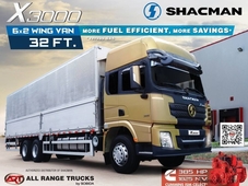 New Shacman X3000 6x2 32 footer Aluminum Wing Van SX1256XXY4T583C