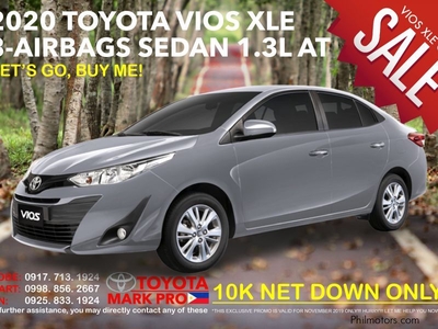 New Toyota Brand New VIOS XLE MT NET ALL-IN DOWN SUPER SALE