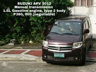 SUZUKI APV 2012 Manual transmission for sale