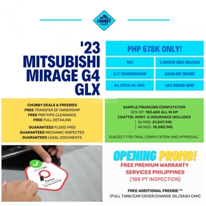 2023 Mitsubishi Mirage G4 in Quezon City, Metro Manila