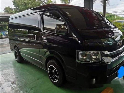 Black Toyota Hiace 2015 at 56182 km for sale