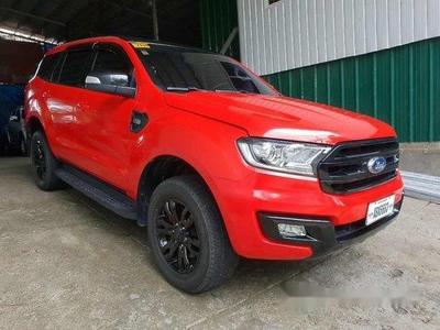 Red Ford Everest 2016 at 40000 km for sale