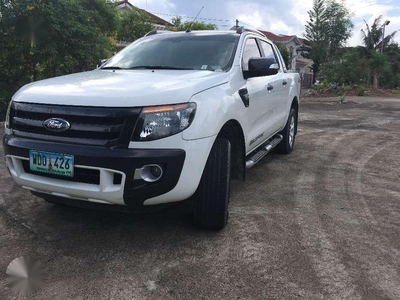 White Ford Ranger 2013 Wildtrack 4x4 2.2L Diesel Automatic