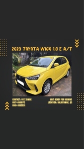 Selling Yellow Toyota Wigo 2023 in Quezon City