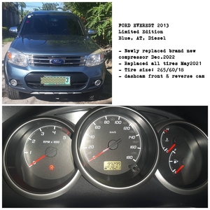 2013 Ford Everest 2.0L Turbo Limited 4x2 AT